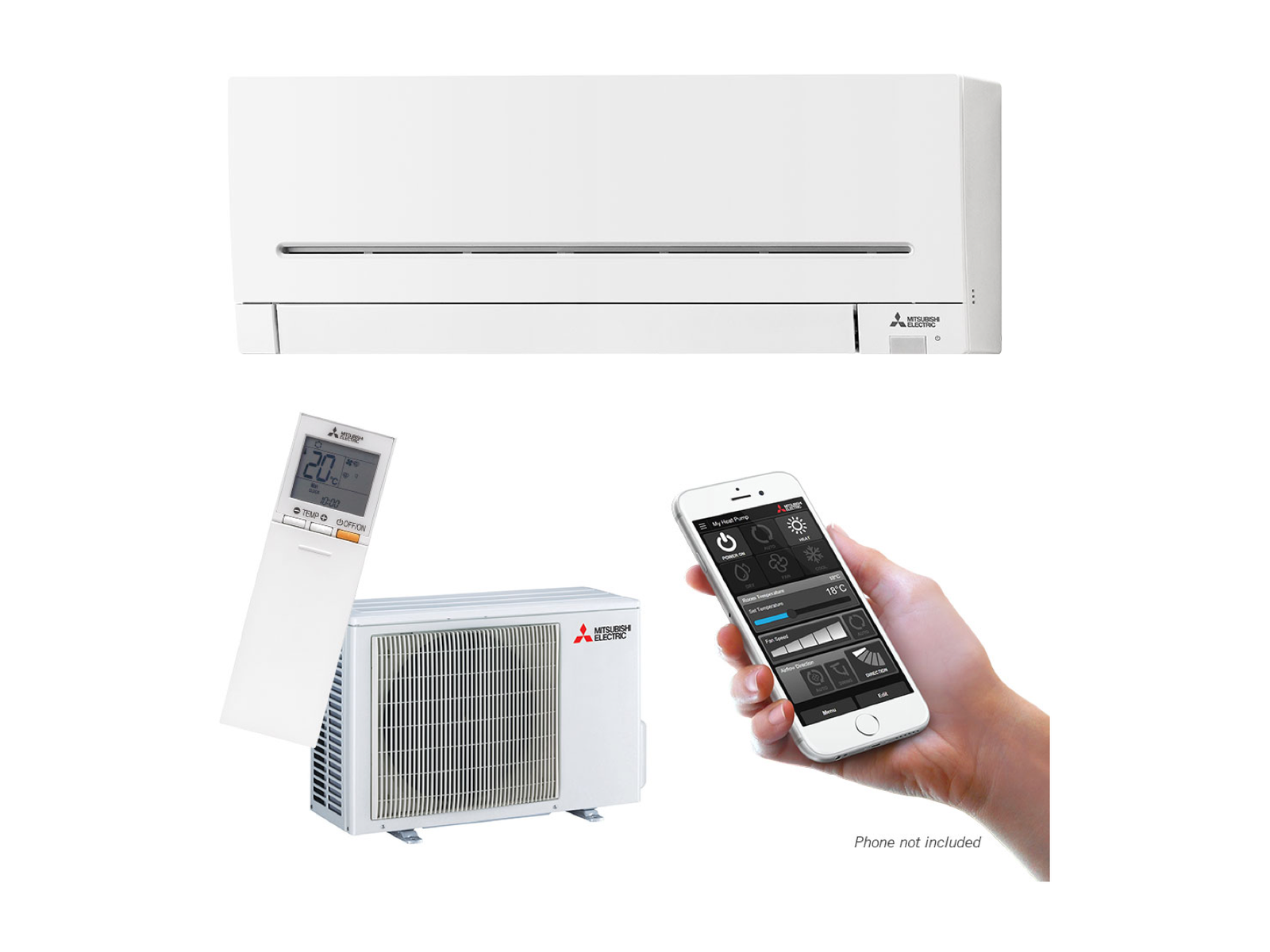 Mitsubishi Electric AP42 Smart High Wall Heat Pump
